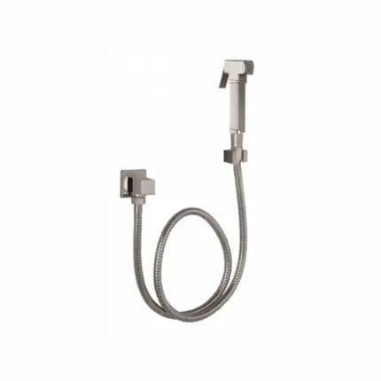 Ducha Higiênica com Registro 1/4 de Volta Kromma Quadratta Cromado KR507C